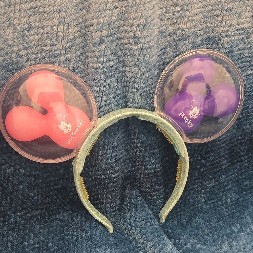Light- Up Disney Mickey Mouse Ears Headband - Pink and Purple
